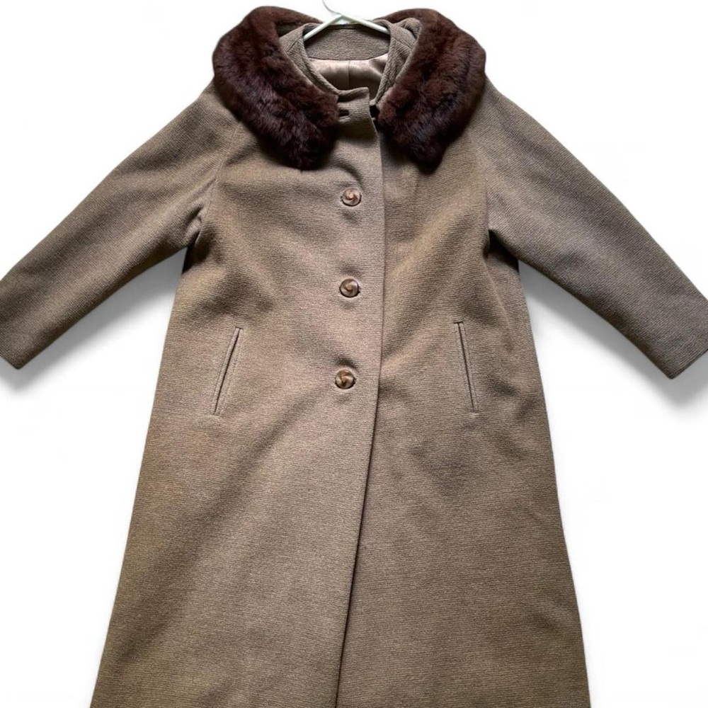 1960s Fur Trim Coat